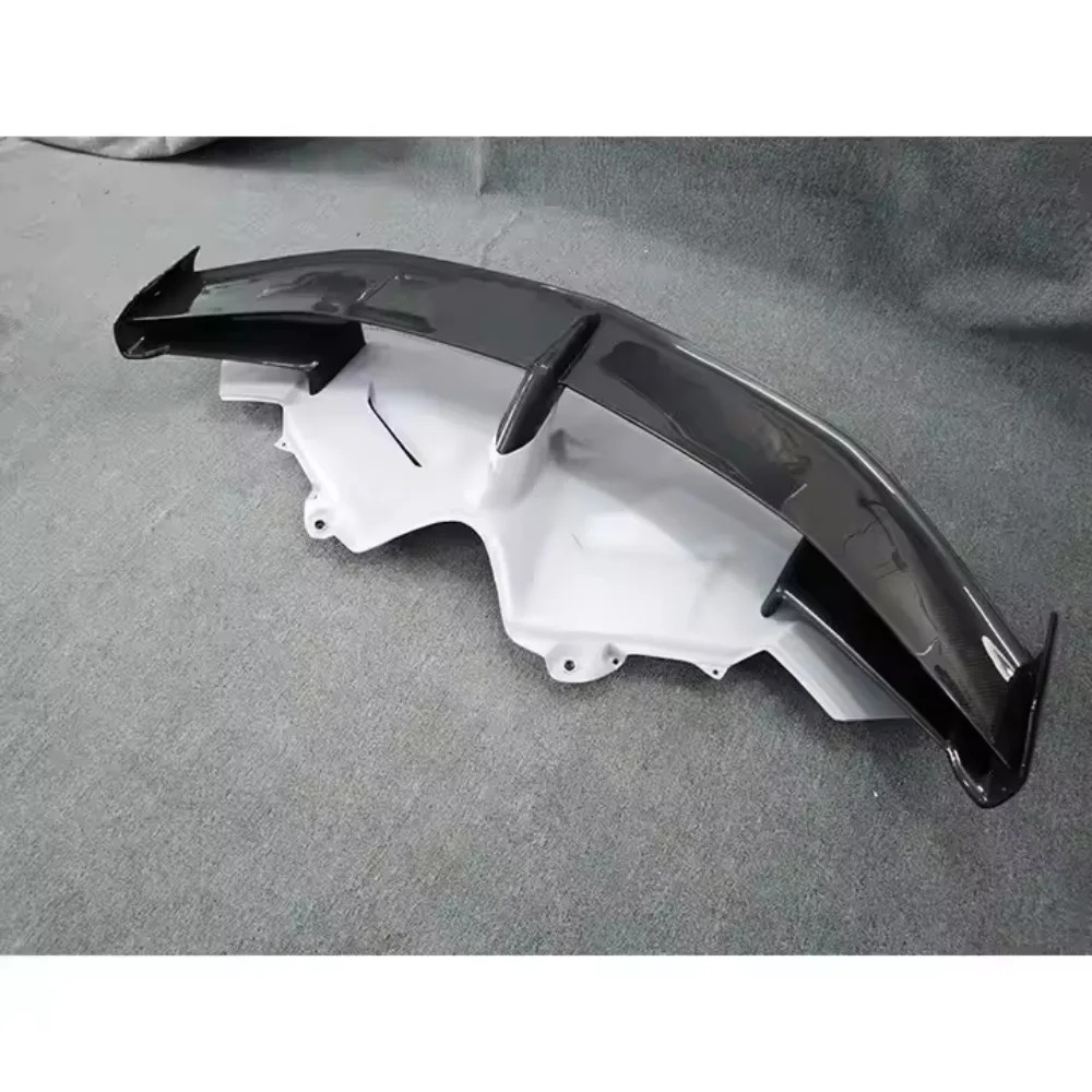 SVJ Style Spoiler Rear Wing High Quality Fast Delivery Dry Carbon Fiber Half Carbon Body Kits for Aventador